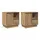 vidaXL Nachtschrank Artisan-Eiche 50 x 34,5 x 50 cm Braun