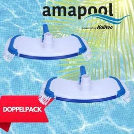 amapool Bodensauger Deluxe Kunststoff 2 Stück