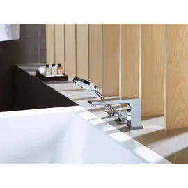Hansgrohe Metropol 3-Loch Einhebel-Wannenrandmischer Hebelgriff Ausladung 196mm 32550000