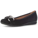 Gabor Ballerina »FLORENZ«, Keilabsatz, Bequemschuh, Slipper, Businessschuh in Weite G (=weit), Gr. 38,5, schwarz, , 78246951-38,5