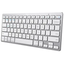 Trust Kompakte drahtlose Bluetooth-Tastatur 24654 Silber