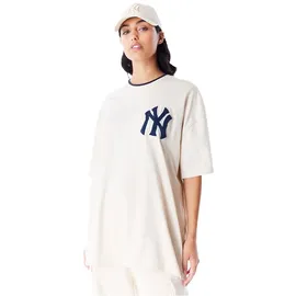 New Era Wrld Sries Drp Shldr New York Yankees Kurzarm-t-shirt - Beige - M