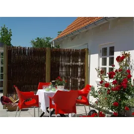 Plus Zaun Hauptelement PLUS Luxus 120 x 180 cm 1 Stück Braun