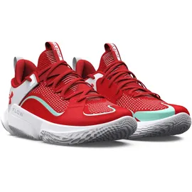 Under Armour Flow Futr X 3 Basketballschuhe, 600 - red/white/red 42.5