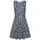 Beachtime Strandkleid Grau/Blau Blumendruck 46