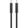 AccuCell USB-C auf USB-C 1 m Schwarz