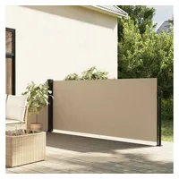 vidaXL Seitenmarkise 140 x 600 cm Beige Polyester