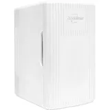 Koolatron Retro Mini Kühlschrank 6L 8 Dosen kleiner kühlschrank für Schlafzimmer Hautpflege beauty-minikühlschrank Lebensmittel Getränke Kosmetik Kinder Zuhause Auto & Reisen 12V Kühler/Wärmer (Weiß)