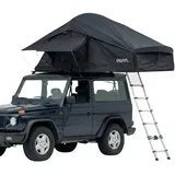 Dachzelt Owen Two + Schwarz ohne Vorzelt | Geräumig und komfortabel | Autodachzelt | Farbe nach Wahl | Camping auf dem Auto | Campingzubehör