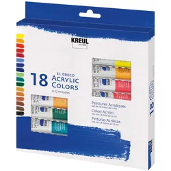 KREUL Acrylfarben farbsortiert