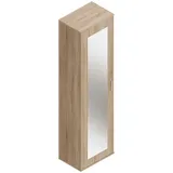 FMD Mehrzweckschrank FMD "Inca 1", braun (eiche), B:50cm H:184cm T:34,5cm, Holzwerkstoff, Schränke, Mehrzweckschrank, Garderobenschr., Aktenschr., Mehrzweckschr., Breite 50 cm, Höhe 184 cm