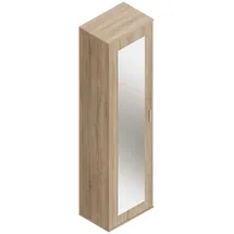 FMD Mehrzweckschrank FMD "Inca 1", braun (eiche), B:50cm H:184cm T:34,5cm, Holzwerkstoff, Schränke, Mehrzweckschrank, Garderobenschr., Aktenschr., Mehrzweckschr., Breite 50 cm, Höhe 184 cm