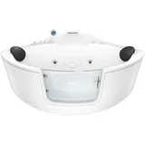 AcquaVapore Whirlpool-Badewanne 140 x 140 cm (W60-TH-ALL)