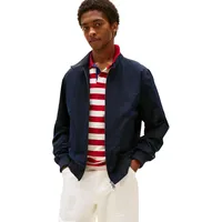 Tommy Hilfiger Herren Übergangsjacke Harrington mit Reißverschluss, Blau (Desert