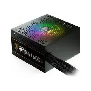 GAMDIAS KRATOS M1-600B RGB - 600W (Noir) Bronze (600 W), PC Netzteil, Schwarz