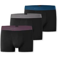 SCHIESSER Herren 3 Pack Boxershorts Bio Baumwolle Multipack /