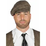 20er Jahre Schiebermütze braun - Schicke Schirmmütze für alle 20er Jahre-Typen