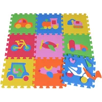 Knorrtoys 21017 - Puzzlematte - Verkehr/Fahrzeuge/9-tlg./30 cm