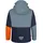 TROLLKIDS Hallingdal Jacke - Steel Blue / Flame Orange - 152 cm