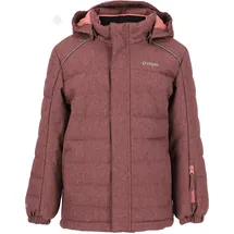 ZigZag Skijacke "Nino", Jungen, Gr. 110, rot, 100% Polyester, unifarben, normal, ohne Ausschnitt, Jacken Skijacke, im gesteppten Design mit wasserdichter Qualität