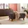 Home Affaire Hocker Trondheim mit Stauraum 101 x 48 x 66 cm Braun