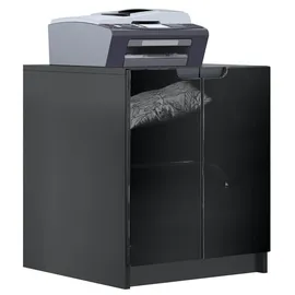 Vladon Logan Aktenschrank 51 x 60,5 x 54 cm schwarz