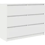 vidaXL Sideboard 100 x 76 x 35 cm Weiß