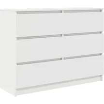 vidaXL Sideboard 100 x 76 x 35 cm Weiß