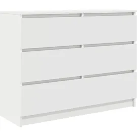 vidaXL Sideboard 100 x 76 x 35 cm Weiß