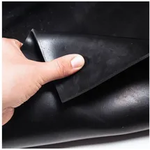 ANRO Gummimatte Schutzmatte Meterware Bodenmatte SBR Bodenbelag Glatt Schwarz 3mm stark 100 cm Breite 180 cm Länge