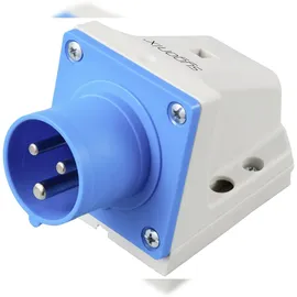 Sygonix SY-6261866 CEE-CARA Wandstecker 16 A 3polig 250 V/AC 1 St.
