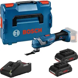Bosch Akku-Multi-Cutter GOP 18V-34 / 2x 4,0 Ah ProCORE + Ladegerät in L-Boxx 136