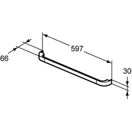 Ideal Standard Möbelgriff 59,7 x 3