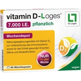 Dr. Loges vitamin D-Loges 7.000 I.E. pflanzlich Wochendepot Weichkapseln 60 St.