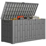 Outsunny Gartenbox 227 l 106,5 x 43 x 54,5 cm Grau