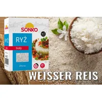 Weißer Reis Langkörnig " Kupiec Ryż Biały Długoziarnisty" 4x100 gr