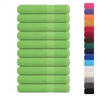 VidaXL Saunatücher 10 Stk. Apfelgrün 80x200 cm 360 g/m2