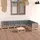 vidaXL 8-tlg. Garten-Lounge-Set mit Kissen grau