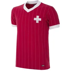 Schweiz 1982 Retro Fußball Trikot ROT L