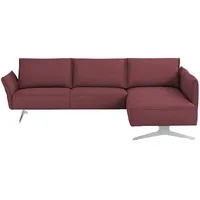 KOINOR Ecksofa  Vineto , rot , Maße (cm): B: 272 H: 83 T: 207.0