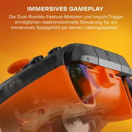 Turtle Beach Rematch Core Controller Schwarz/Grau/Orange für Xbox