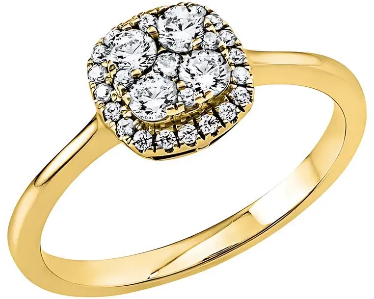 Gelbgold18kt Diamant Ring modell-1C535 Gr.50 Gr. Legierung:18kt Gelbgold,Ringweite:50