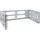 InLine 19" Rack zur Wandmontage, 4HE, 24-40cm Tiefe, Grau