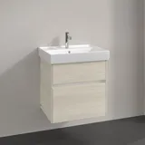 Villeroy & Boch Waschbeckenunterschrank 2 Auszüge 55,4 x 54,6 x 44,4 cm White Oak
