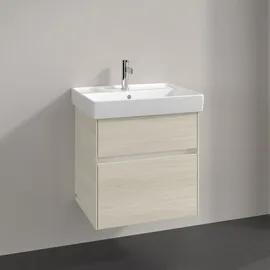 Villeroy & Boch Waschbeckenunterschrank 2 Auszüge 55,4 x 54,6 x 44,4 cm White Oak