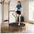 sportnow Fitness-Trampolin Ø114 cm Schwarz/Orange