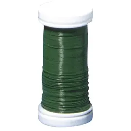 Rayher Blumendraht grün lackiert 0,30 mm ø Spule 100 m