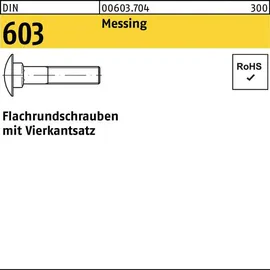F. REYHER Nchfg. GmbH & Co. KG Flachrundschraube DIN 603 M5 x 35 Messing 100 Stück