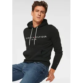 Tommy Hilfiger Core Logo Kapuzenpullover Jet Black 3XL