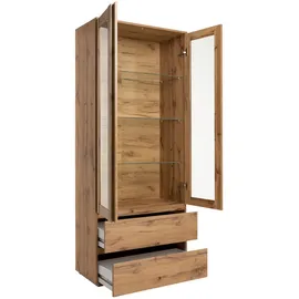 Z2 Vitrine Image 80 x 191 x 40 cm Braun